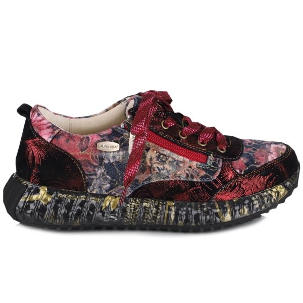 Sneakersy damskie Laura Vita 0008116 BURTON 43 WINE