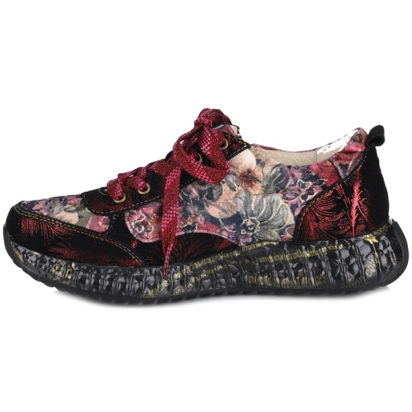 Sneakersy damskie Laura Vita 0008116 BURTON 43 WINE