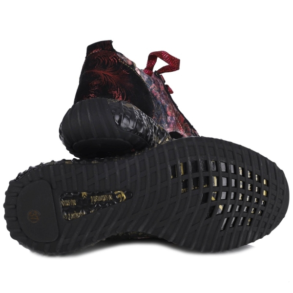 Sneakersy damskie Laura Vita 0008116 BURTON 43 WINE