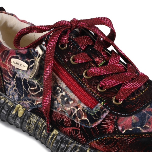 Sneakersy damskie Laura Vita 0008116 BURTON 43 WINE