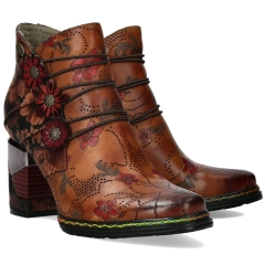 Botki damskie Laura Vita 0008191 MAEVAO 21 CAMEL
