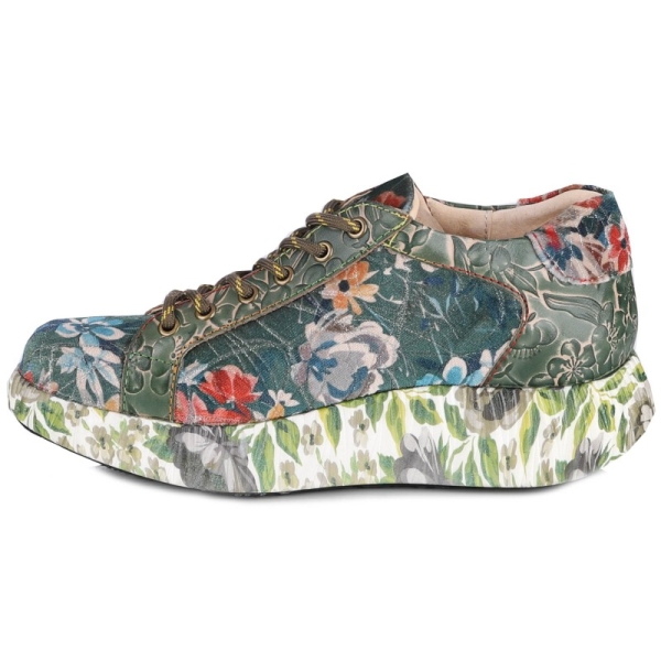 Sneakersy damskie Laura Vita 0008197 NIKITO 44 KAKI
