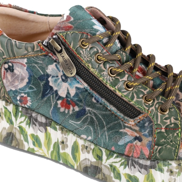 Sneakersy damskie Laura Vita 0008197 NIKITO 44 KAKI