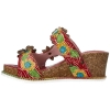 Klapki damskie Laura Vita BONITO 31 ROUGE AS313-31