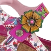 Sandały damskie na koturnie Laura Vita BONITO 38 FUSHIA AS313-38