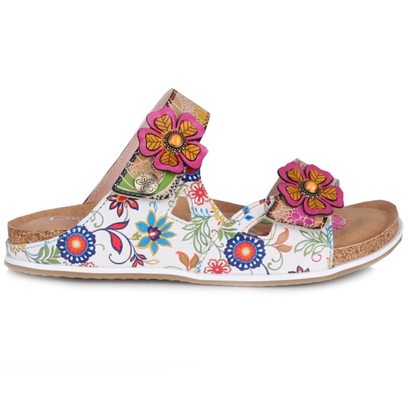 Klapki damskie Laura Vita BRCYANO 32 BEIGE AS318-32