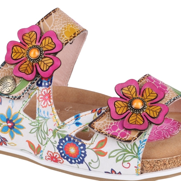 Klapki damskie Laura Vita BRCYANO 32 BEIGE AS318-32