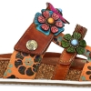 Klapki damskie Laura Vita BRCYANO 36 CAMEL AS318-36