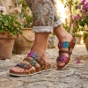 Klapki damskie Laura Vita BRCYANO 36 CAMEL AS318-36