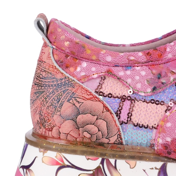 Sneakersy damskie Laura Vita DELPHINE 07 CERISE SL6006-7BS25