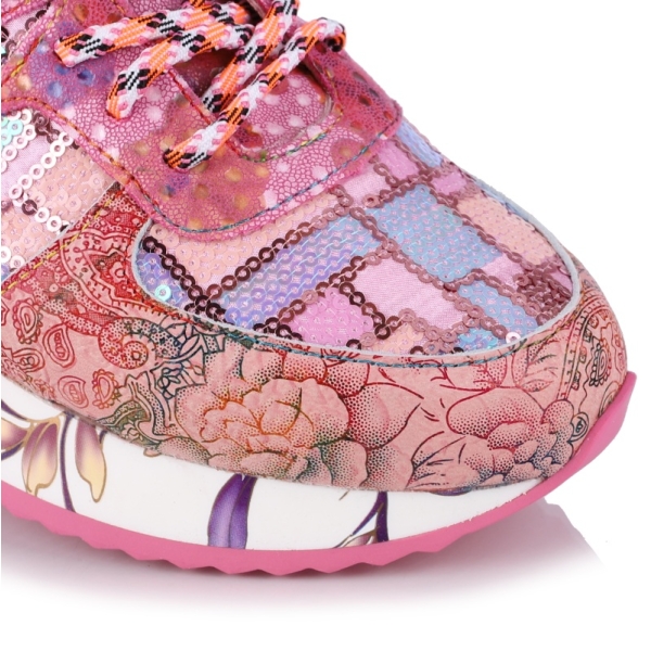 Sneakersy damskie Laura Vita DELPHINE 07 CERISE SL6006-7BS25