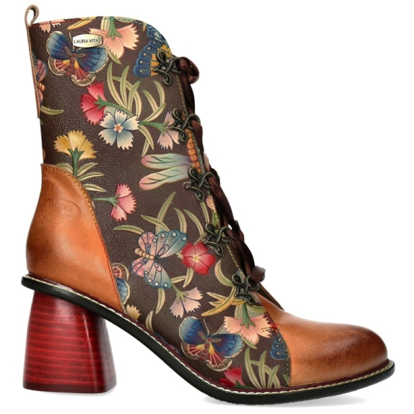 Trzewiki damskie Laura Vita EVCAO 01 CAMEL SL68259-JH1A