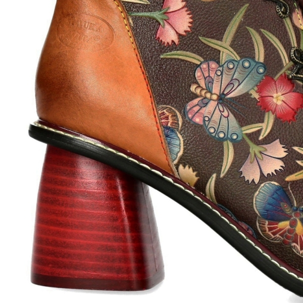 Trzewiki damskie Laura Vita EVCAO 01 CAMEL SL68259-JH1A