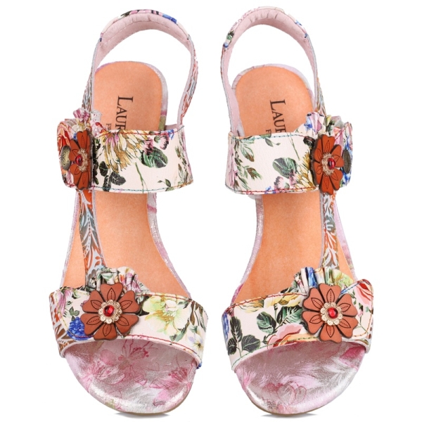 Sandały damskie Laura Vita FRAMBOISEO 26 CORAIL SL8044B-26BS25