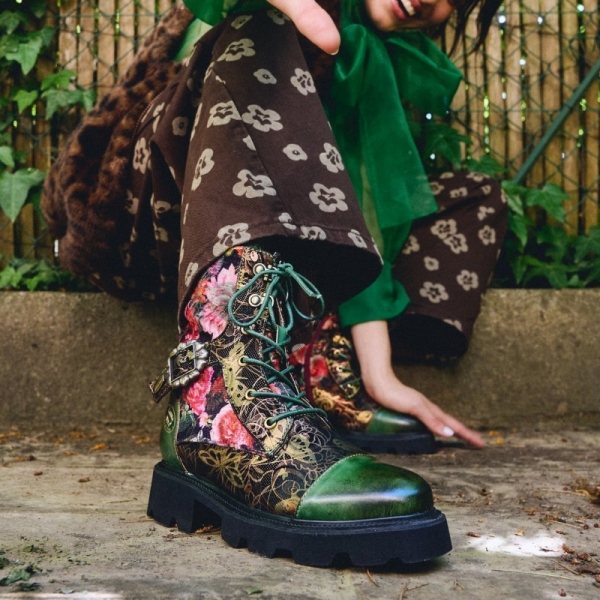 Trzewiki damskie Laura Vita KOULEO 15 VERT SL600-5