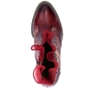 Botki damskie Laura Vita LEDAO 63 WINE AC350-53A