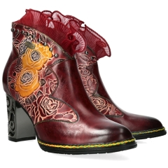 Botki damskie Laura Vita LEDAO 63 WINE AC350-53A