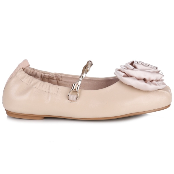 Baleriny damskie Loretta Vitale C38102 APRICOT