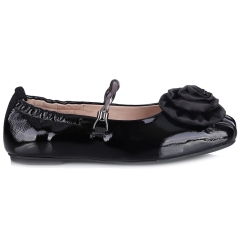 Baleriny damskie Loretta Vitale C38102 BLACK