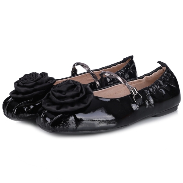 Baleriny damskie Loretta Vitale C38102 BLACK