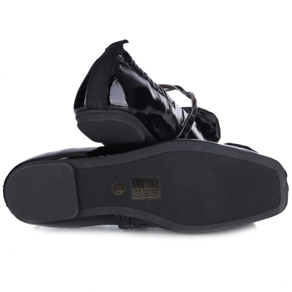 Baleriny damskie Loretta Vitale C38102 BLACK