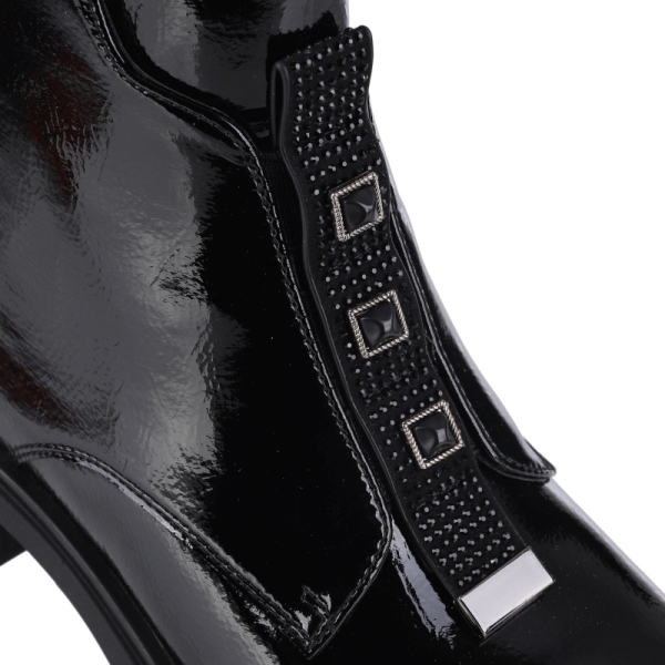 Botki damskie Loretta Vitale C38131 BLACK PATENT