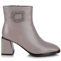 Botki damskie Loretta Vitale C38144 GREY LEATHER