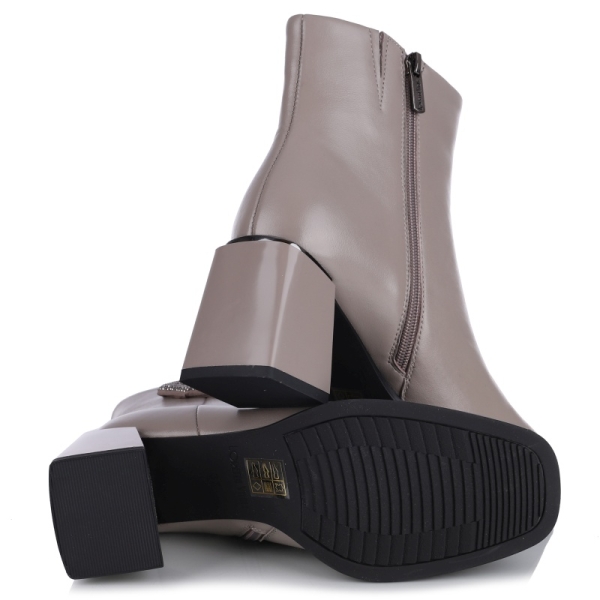 Botki damskie Loretta Vitale C38144 GREY LEATHER