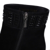Botki damskie Loretta Vitale C38169 BLACK SUEDE
