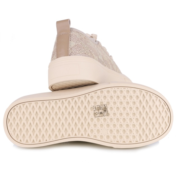 Sneakersy damskie Loretta Vitale W1906 BEIGE