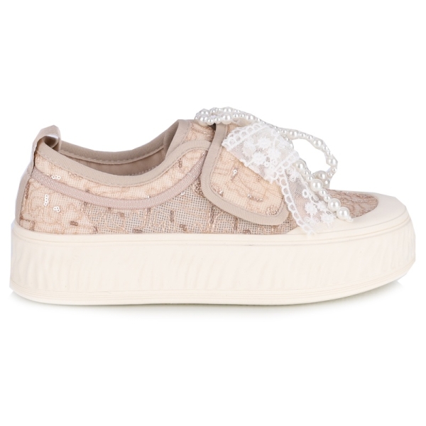 Sneakersy damskie Loretta Vitale W1907 APRICOT