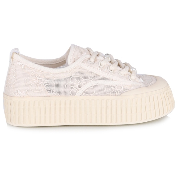 Sneakersy damskie Loretta Vitale W1908 BEIGE