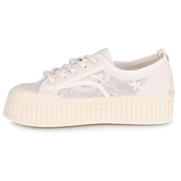 Sneakersy damskie Loretta Vitale W1908 BEIGE