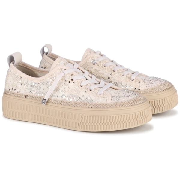 Sneakersy damskie Loretta Vitale W1911 BEIGE