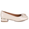 Baleriny damskie Loretta Vitale W5336 OFF WHITE