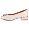 Baleriny damskie Loretta Vitale W5336 OFF WHITE