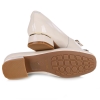 Baleriny damskie Loretta Vitale W5336 OFF WHITE