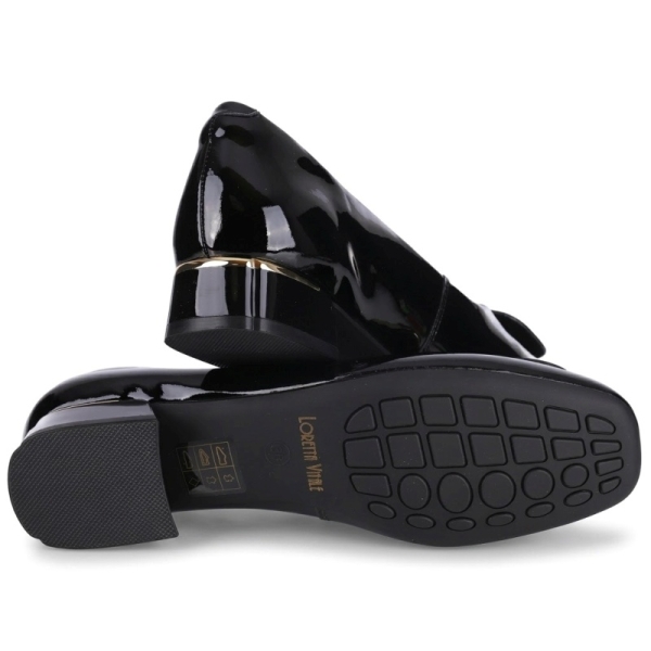 Baleriny damskie Loretta Vitale W5376 BLACK PATENT
