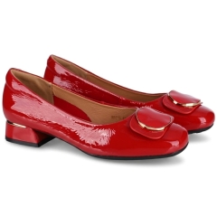 Baleriny damskie Loretta Vitale W5376 RED PATENT