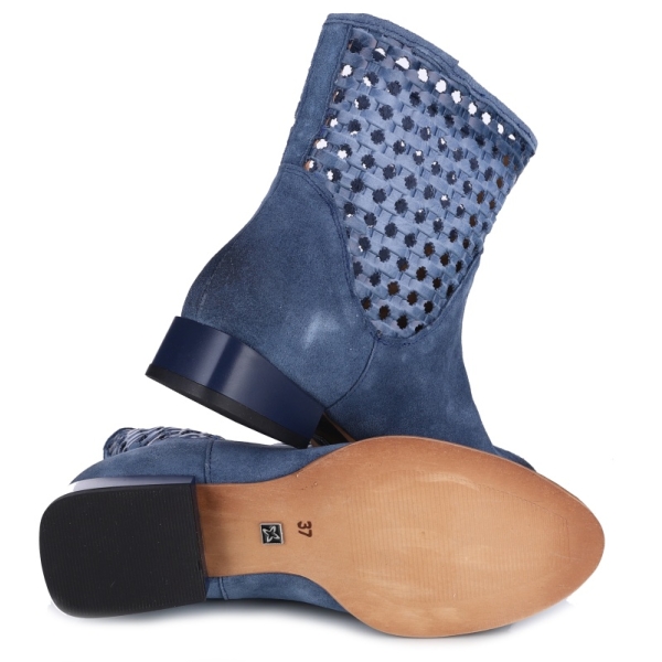 Botki damskie Maciejka 07364-17/00-1 GRANAT