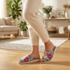Pantofle damskie Meteor (Natural Style) NS-009 szare