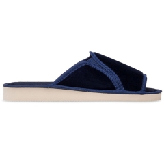 Pantofle damskie Meteor (Natural Style) NS-025 granatowe