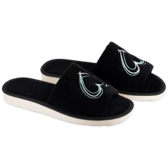 Pantofle damskie Meteor (Natural Style) NS-044 czarne
