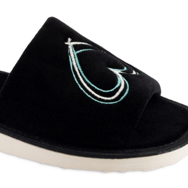 Pantofle damskie Meteor (Natural Style) NS-044 czarne
