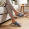 Pantofle damskie Meteor (Natural Style) NS-052 szare