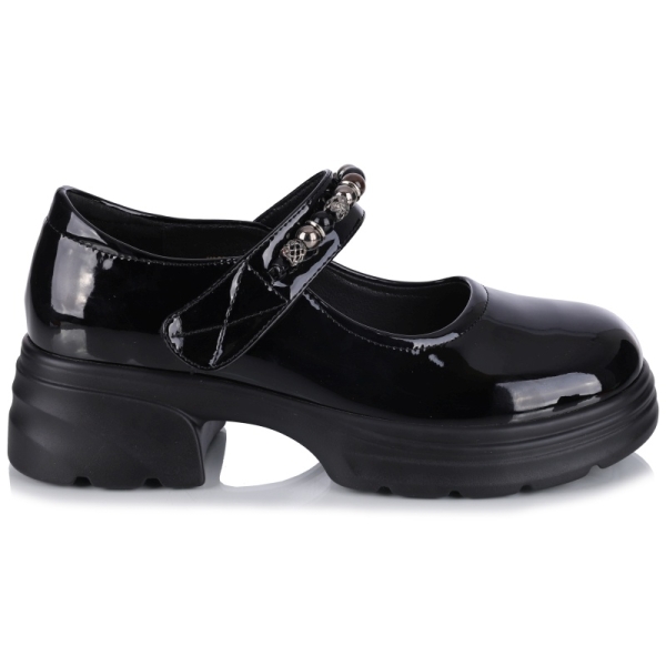 Półbuty damskie Pass Collection 1MA90003A 01-L BLACK