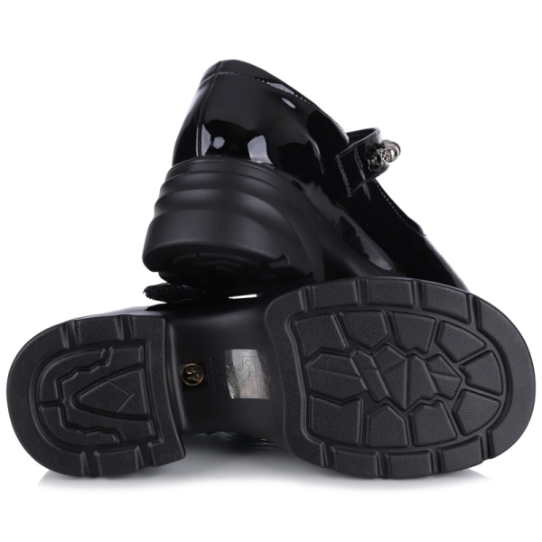 Półbuty damskie Pass Collection 1MA90003A 01-L BLACK
