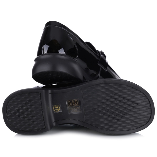 Półbuty damskie Pass Collection 1MA90005A 01-L BLACK