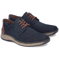 Półbuty męskie Rieker 05226-14 BLUE