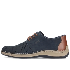 Półbuty męskie Rieker 05226-14 BLUE